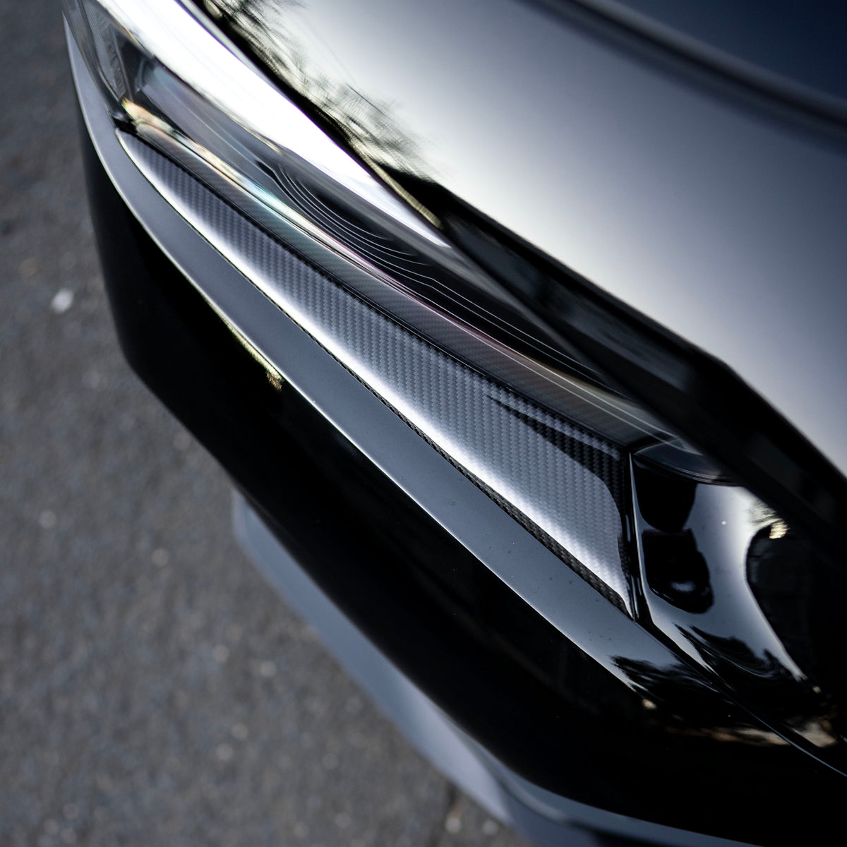 Honda Civic 11th Gen Carbon Under-Headlight Trim