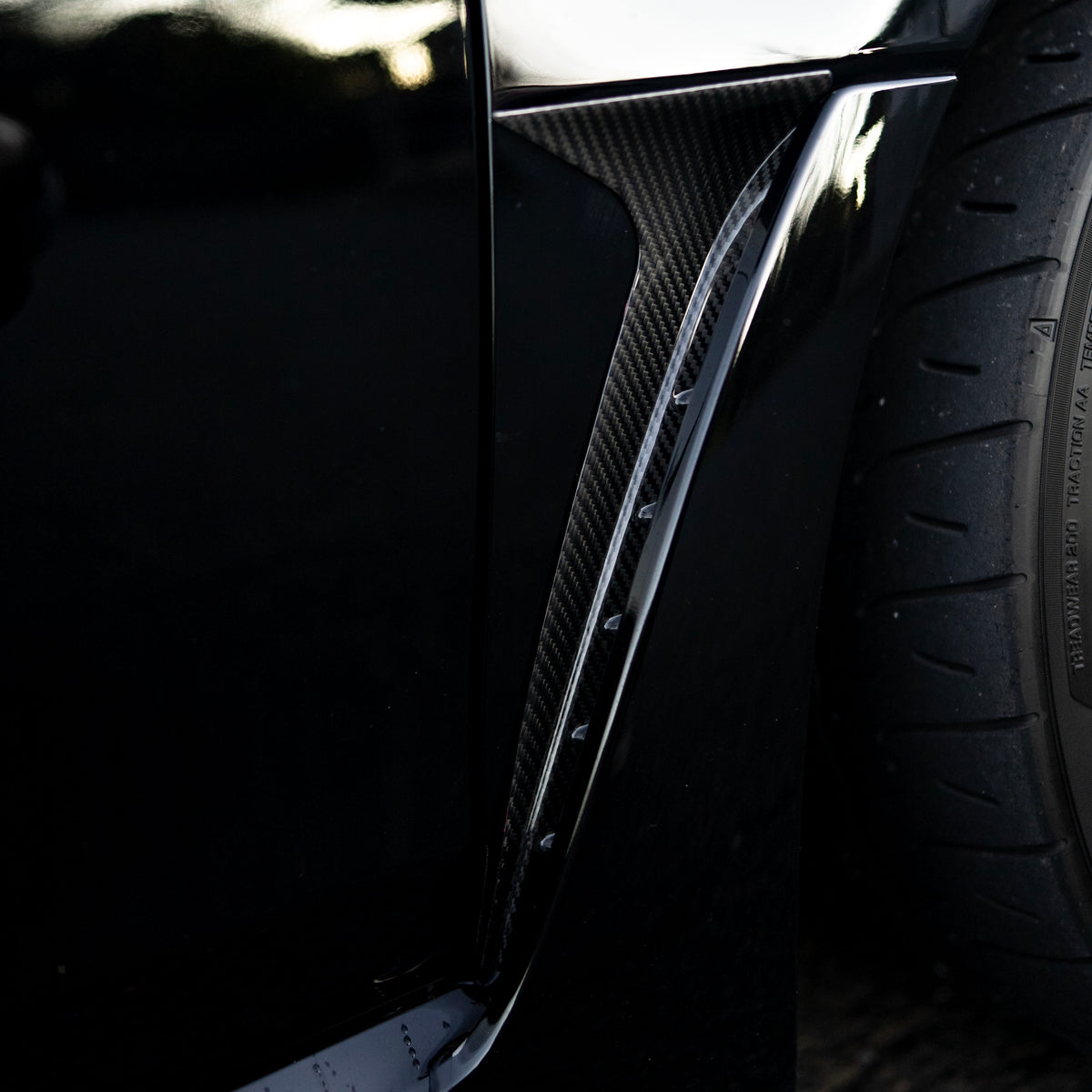 Honda Civic 11th Gen Carbon Fender Vent Trim