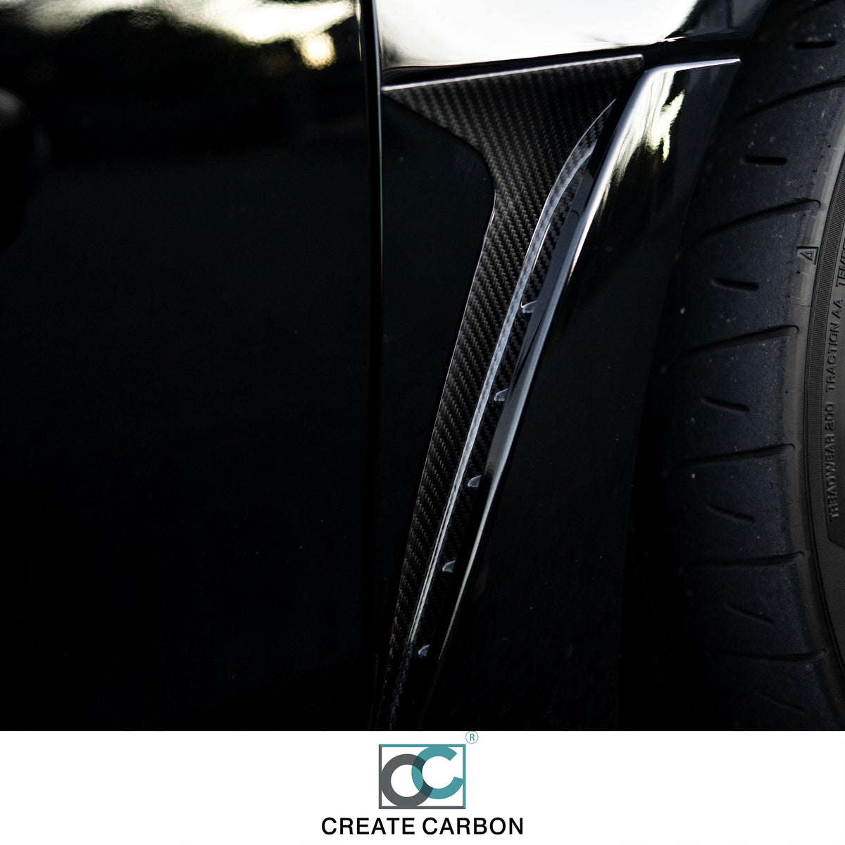Honda Civic 11th Gen Carbon Fender Vent Trim